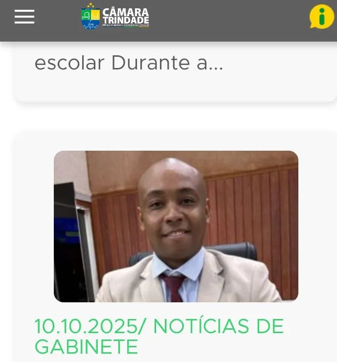 Camara municipal de Trindade Goias
