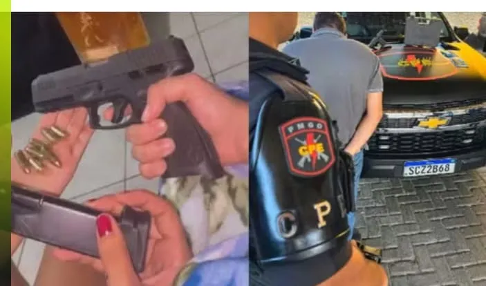 Homem é preso após adolescente ostentar arma nas redes sociais;